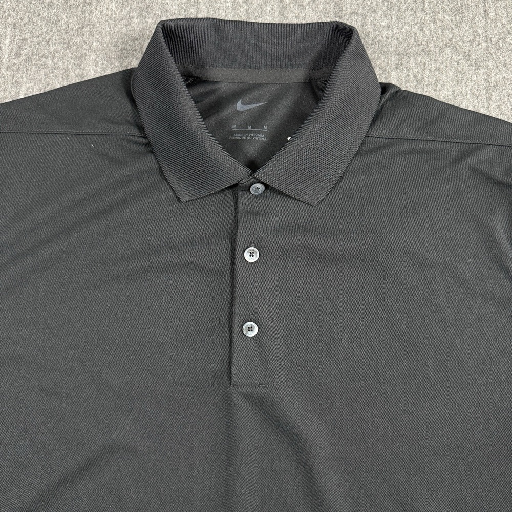 Nike Golf Men's M Dri-FIT Polo Shirt Black Short Sleeve DC1963-010 NWT